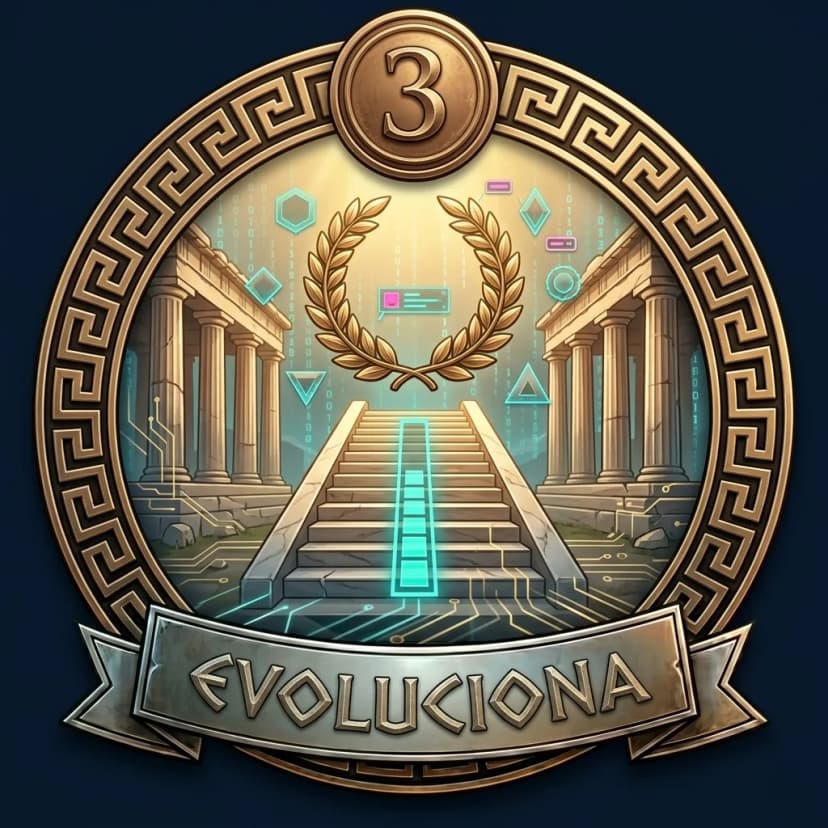 Emblema Paso 3: Evoluciona
